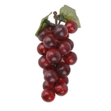 Maxbell 12xArtificial Faux Fake Lifelike Plastic Fruit Grape Apple Lemon Sketch Prop a
