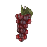 Maxbell 12xArtificial Faux Fake Lifelike Plastic Fruit Grape Apple Lemon Sketch Prop a
