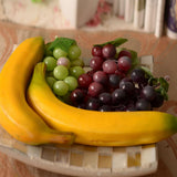 Maxbell 12xArtificial Faux Fake Lifelike Plastic Fruit Grape Apple Lemon Sketch Prop a