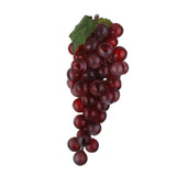 Maxbell 14xArtificial Faux Fake Lifelike Plastic Fruit Grape Apple Lemon Sketch Prop c