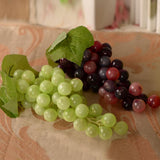 Maxbell 14xArtificial Faux Fake Lifelike Plastic Fruit Grape Apple Lemon Sketch Prop c