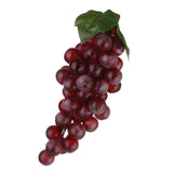 Maxbell 5xArtificial Faux Fake Lifelike Plastic Fruit Grape Apple Lemon Sketch Prop c