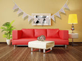 Maxbell Jute Burlap Fabric Bunting Banner Vintage Lace 11 Flags for Wedding Party