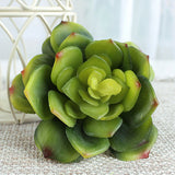 Maxbell Artificial Succulent Snow Lotus Floral Foliage Fake Plant Home Party Decor