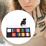 Face Body Paint Palette Professional Safe Water-Based Paints 10 Colors