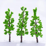 Maxbell 1:200 Green Pine Trees Model Street Train Railway Landscape Scenery Layout