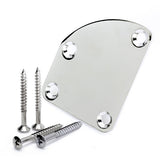 Maxbell 7xChrome Plated Neck Joint Plate for Electric Guitar