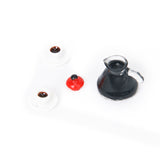 Maxbell Set of 3 Coffee Pot Cup with Saucer Dollhouse Miniature