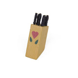 Maxbell 1:12 Dollhouse Miniature Set (7pcs) Knifes in wooden Barrel Sheath