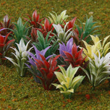Maxbell 1/100 Scale Model Trees with Flowers and Model Ground Cover Flowering Plants
