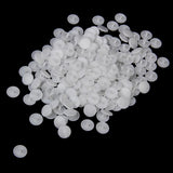 Maxbell 25x100x Resin Buttons Snaps Fasteners Poppers White Craft Cloth DIY 12.4MM