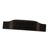 Maxbell 4x6 String Ebony Guitar Bridge For Acoustic Guitar