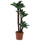 Maxbell Dollhouse Miniature Potted Green Leafed Plant Garden Decor