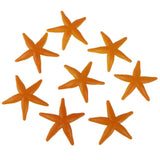 Maxbell Plastic PVC Starfish Model Kids Toy Yellow Color 8pcs