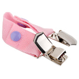 Kids Children Adjustable Design Canvas Trousers Pants Belt Clip Pink