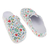 WOMENS PRINT NURSING SHOES WORK SHOES SOFT INSOLE BEACH CLOGS SLIPPERS 36 37