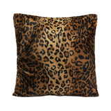 Maxbell 2pcs Animal Print Throw Pillow Case Leopard Pattern Sofa Car Cushion Cover