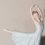 Resin Elegant Figurine Ballerina Ballet Dancer Desktop Ornament Statue D