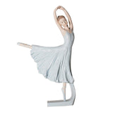 Resin Elegant Figurine Ballerina Ballet Dancer Desktop Ornament Statue D