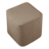 Maxbell Foot Rest Stool Covers Stool Protector with Elastic Bottom for Living Room Brown