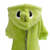 Maxbell Maxbell Dog Clothes Dinosaur Jumpsuits Fleece Hoodie Pajamas Jacket Cute Fancy Dress Green L