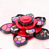All In One Makeup Kits for Teens Flower Pallete for Girls 3 Tiers Cosplay