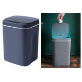 Maxbell  Intelligent Auto Trash Can Smart Sensor Automatic Waste Bins 16L Gray