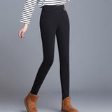 Maxbell Women Fleece Lined Warm Leggings Thick Tights Winter Warm Heating Pants XL