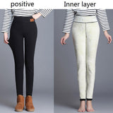 Maxbell Women Fleece Lined Warm Leggings Thick Tights Winter Warm Heating Pants XL