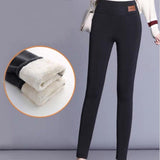 Maxbell Women Fleece Lined Warm Leggings Thick Tights Winter Warm Heating Pants XL