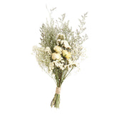 Dried Flowers Bouquet Dried Plants Flower Ornament Wedding Decor White