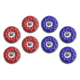 Maxbell 8x Shuffleboard Pucks for Home Entertainment Replacement Competition Weights