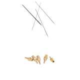 Maxbell 10pcs Professional Stainless Steel 0.3mm Airbrush Needle Nozzle Replacement