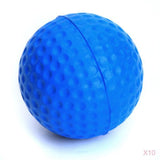 Maxbell 10 Pieces PU Foam Golf Ball Sponge Balls Indoor Outdoor Practice Training