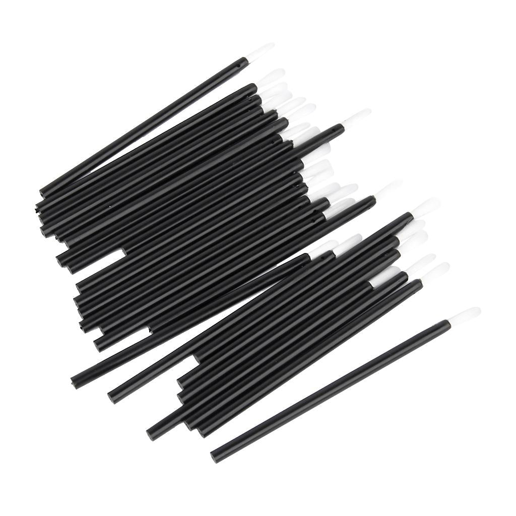 Maxbell Maxbell 25 x Black Disposable Lip Stick Applicators Brush