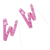 Maxbell 2x Pink Gym Rhythmic Gymnastic Ballet Dance Ribbon Streamer Musical Theatre