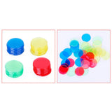 Maxbell 400Pcs Casino Poker Chips 19mm Bingo Chips Tokens for Carnival Bingo Games