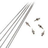 Maxbell 5pcs 0.2mm Airbrush Nozzle /5pcs 0.2mm Needle Replacement for Airbrushes