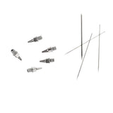 Maxbell 5pcs 0.2mm Airbrush Nozzle /5pcs 0.2mm Needle Replacement for Airbrushes