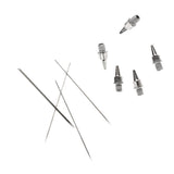 Maxbell 5pcs 0.2mm Airbrush Nozzle /5pcs 0.2mm Needle Replacement for Airbrushes