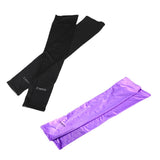 Maxbell 2 Pair CAR Driving Fingerless Arm Sleeve Gloves cooler warmer UV Sun Protection