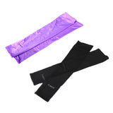 Maxbell 2 Pair CAR Driving Fingerless Arm Sleeve Gloves cooler warmer UV Sun Protection