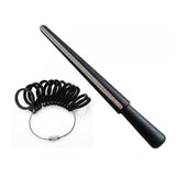Maxbell Plastic Finger Ring Sizer Mandrel Stick Gauge Jewellery Tool for US UK Size