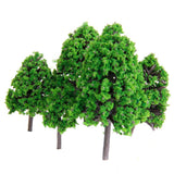 Maxbell 22 PCS 3-16 cm Green Model Trees Train Architecture War Game Scenery Layout