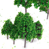 Maxbell 22 PCS 3-16 cm Green Model Trees Train Architecture War Game Scenery Layout