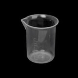 Maxbell 5pcs Assorted Sizes Plastic Lab Beakers Test Measuring Graduated Cup