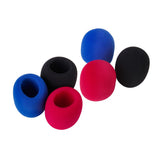 Maxbell 3 Pairs of Microphone Audio Mic Windshield Wind Shield Sponge Foam Grill Cover
