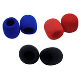 Maxbell 3 Pairs of Microphone Audio Mic Windshield Wind Shield Sponge Foam Grill Cover