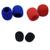 Maxbell 3 Pairs of Microphone Audio Mic Windshield Wind Shield Sponge Foam Grill Cover