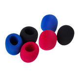 Maxbell 3 Pairs of Microphone Audio Mic Windshield Wind Shield Sponge Foam Grill Cover